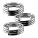 PACK OF 3 SILVER RINGS FOR NYLON TEMPLES