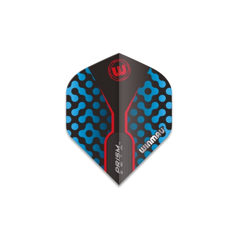 WINMAU ZETA BLUE/RED FINS