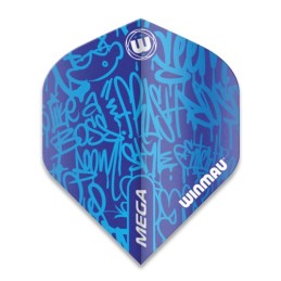 ALETTE WINMAU MEGA STANDARD BLU