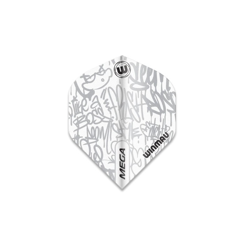 WINMAU MEGA STANDARD WHITE FINS