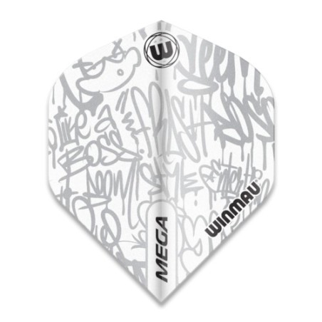 WINMAU MEGA STANDARD WHITE FINS
