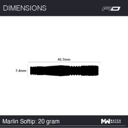 SOFT RED DRAGON MARLIN 20 GRAMM