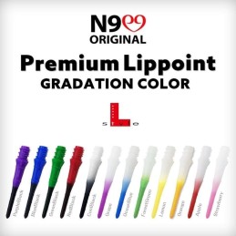 LIPPOINT GRADIENT N9 NERO/ROSSO