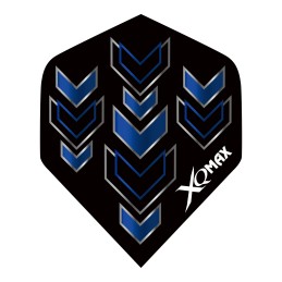 SET OF 3 XQMAX STANDARD FINS 120 MICRON BLUE