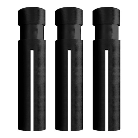 3ER-PACK SCHWARZE FLOSSENSCHUTZE