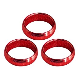 3 XQMAX-RINGE FÜR ROTE NYLONSCHÄFTE