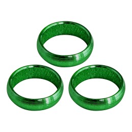 3 XQMAX-RINGE FÜR GRÜNE NYLONSCHÄFTE