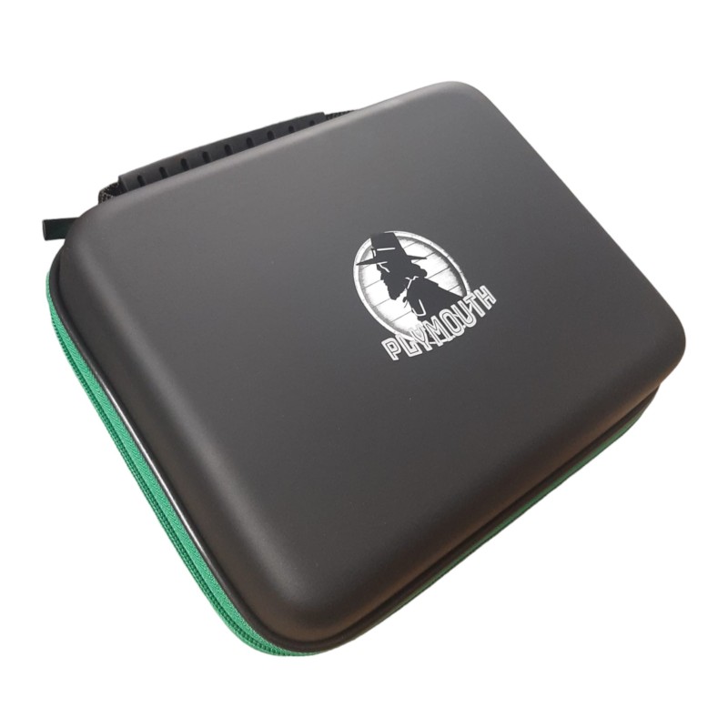 PLYMOUTH LARGE HARD CASE BLACK/GREEN PLYMOUTH LARGE HARD CASE BLACK/GREEN