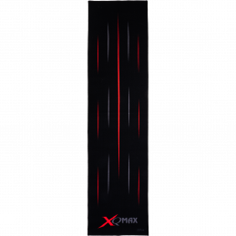 XQMAX- TAPPETO NERO ROSSO...