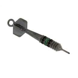 DART-ANHÄNGER MIT FARBIGEM ZIRKONIA