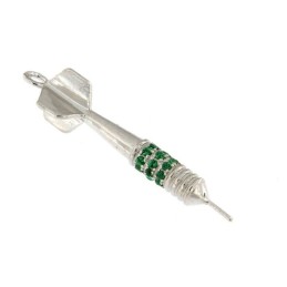 DART HANGING WITH COLORED ZIRCONIA