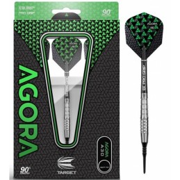 SET OF 3 AGORA' AV34 20GR 90% TUNGSTEN DARTS, 18GR