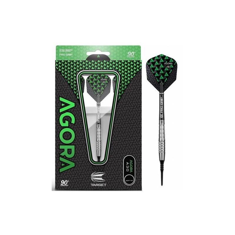 SET OF 3 AGORA' AV34 20GR 90% TUNGSTEN DARTS, 18GR
