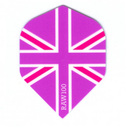 SET 3 ALETTE RAW100 UNION JACK PINK