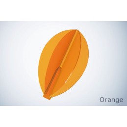 6 COSMO FIT-FLIGHT TEARDROP FINS WHITE