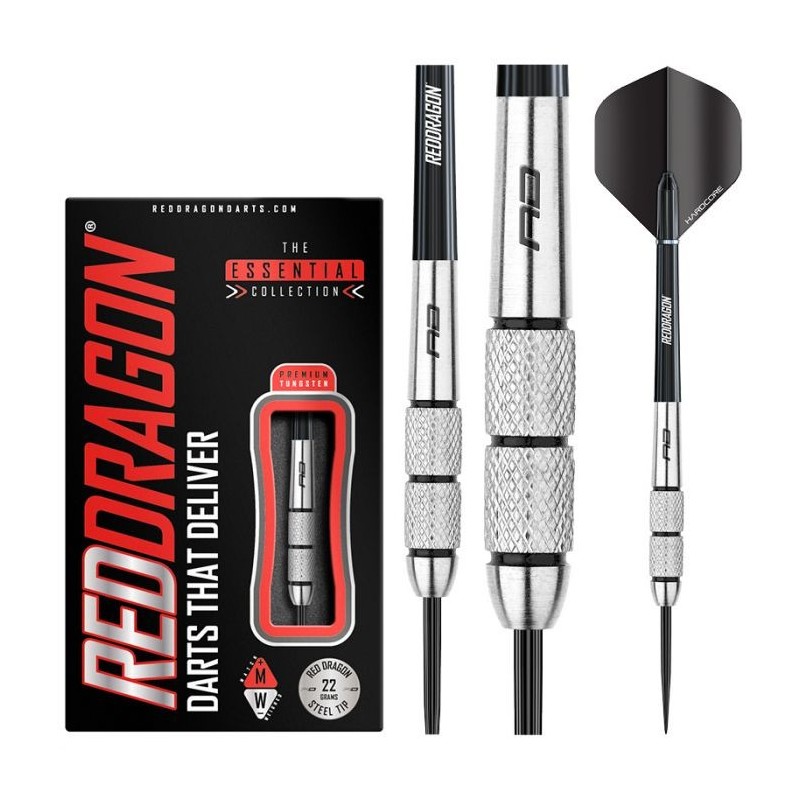 STEEL RED DRAGON RED FLASH DARTS 22 GRAMS STEEL RED DRAGON RED FLASH DARTS 22 GRAMS