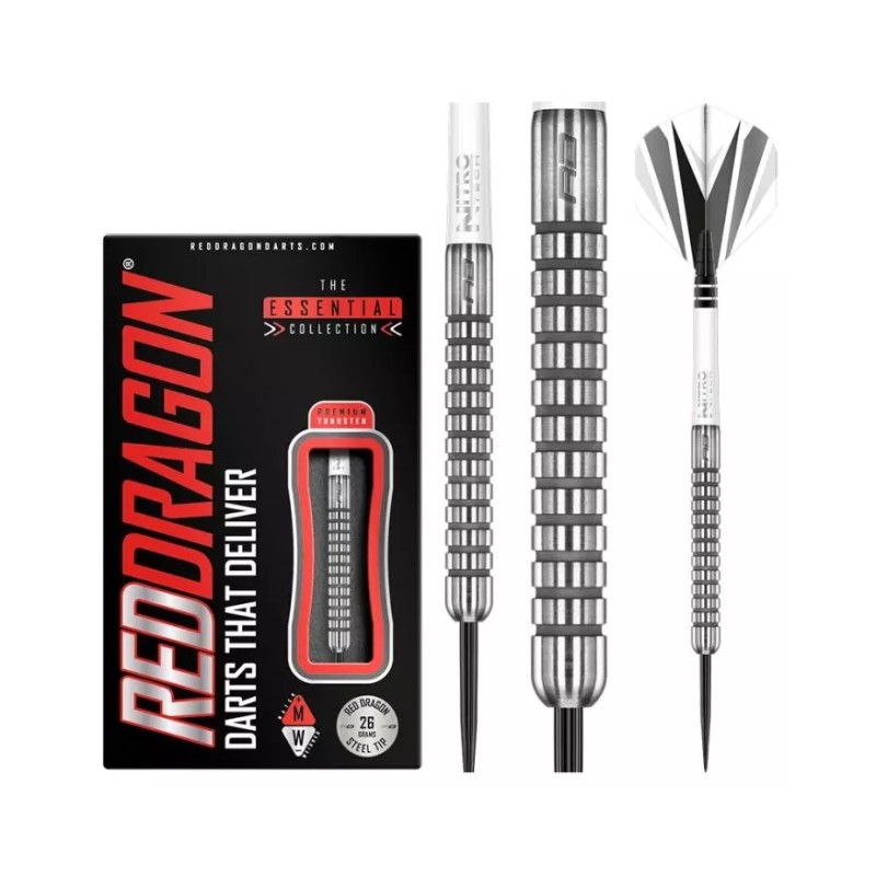 Jamie Hughes Red Dragon Lunar Steel Darts 24 Gramm