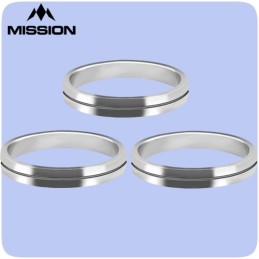 PACK OF 3 GRAY NYLON RINGS FOR TEMPLES