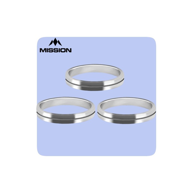 PACK OF 3 GRAY NYLON RINGS FOR TEMPLES