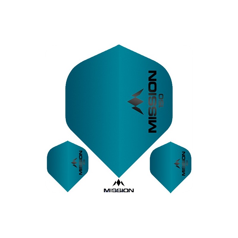 MISSION LOGO 150 MICRON ROTE FINNEN