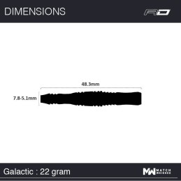 FRECCETTE SOFT RED DRAGON GALACTIC 20 GRAMMI
