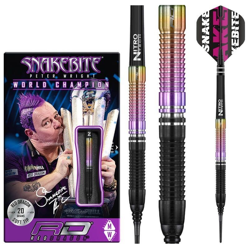 FRECCETTE STEEL RED DRAGON PETER WRIGHT WELTMEISTER 2020 23 GRAMMI