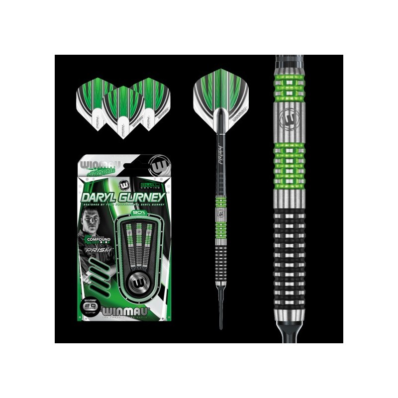 WINMAU DARTS SET MIT 3 DARTS VON DARYL GURNEY