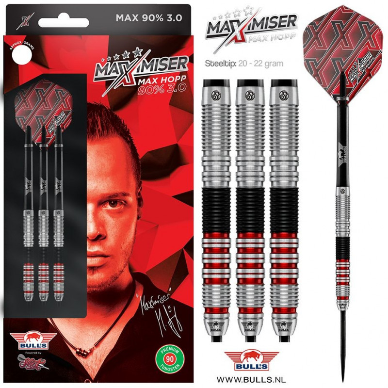 Steel Bull's Max Hopp Darts 22 Gramm 80%