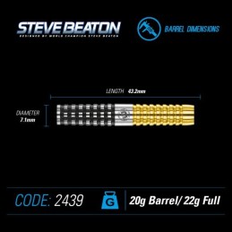 FRECCETTE WINMAU STEVE BEATON S.E. 20 GRAMMI