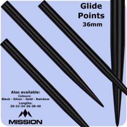 STEEL MISSION BLACK 36MM BITS