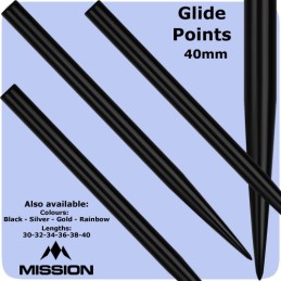 STEEL MISSION BLACK 40MM BITS