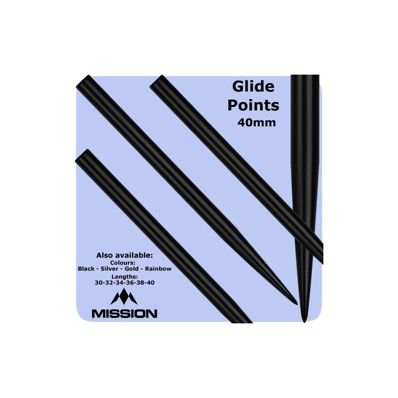 STEEL MISSION BLACK 40MM BITS