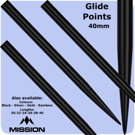 STEEL MISSION BLACK 40MM BITS