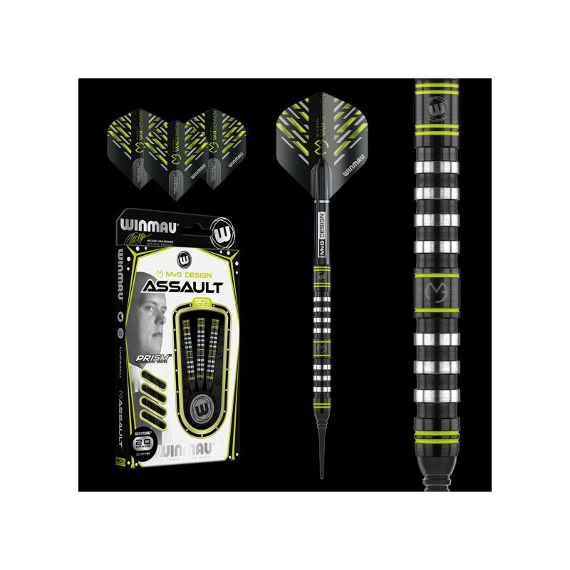 WINMAU MVG ASSAULT DARTS 20 GRAMM