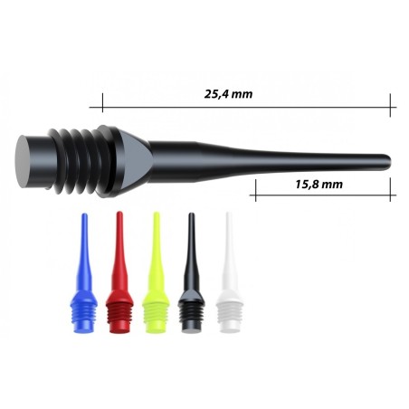 30er-Packung D. CRAFT TIPS FLUORESZIEREND GELB 25mm