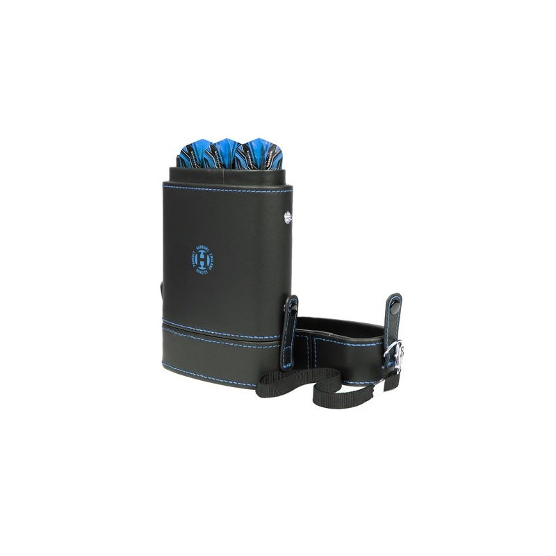 HARROWS PRIMA CASE BLACK AND BLUE PENCIL CASE
