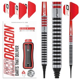FRECCETTE STEEL RED DRAGON RED FLASH 22 GRAMMI