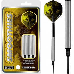 SET 3 FRECCETTE DESIGNA SMOOTHIES V2 TUNGSTEN 90% SOFT M1