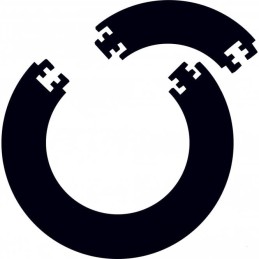 CIAMBELLA PUZZLE DESIGNA GRIGIO