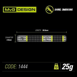 STEEL WINMAU MVG ASPIRE 25 GRAMS