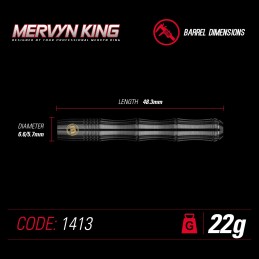 STEEL WINMAU MERVIN KING  SE 22 GRAMMI