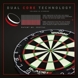 BERSAGLIO WINMAU BLADE 6 DUAL CORE