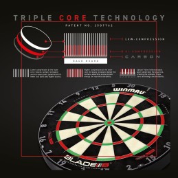 BERSAGLIO WINMAU BLADE 6 TRIPLE CORE