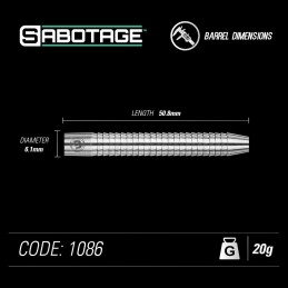 STEEL WINMAU SABOTAGE 20 GRAMMI